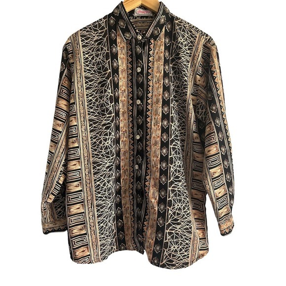 Sheryll Ellein‎ By IND Size Large Vintage Western Button Up Blouse - Picture 1 of 5